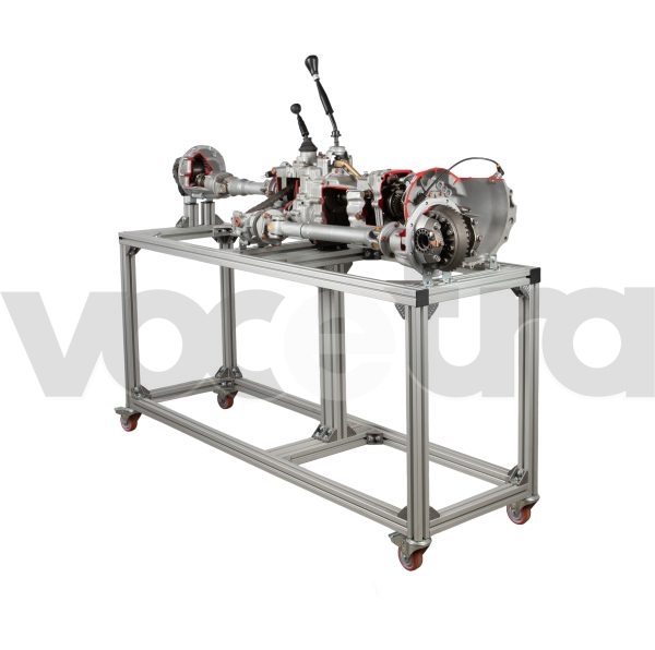 4x4 transmission model with manual gearbox spruced-up model