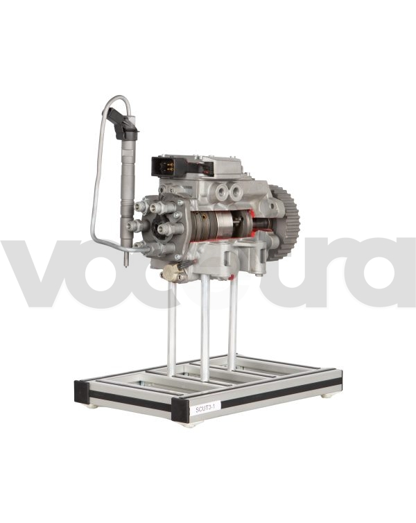 Cross-section of the 6-section injection pump model